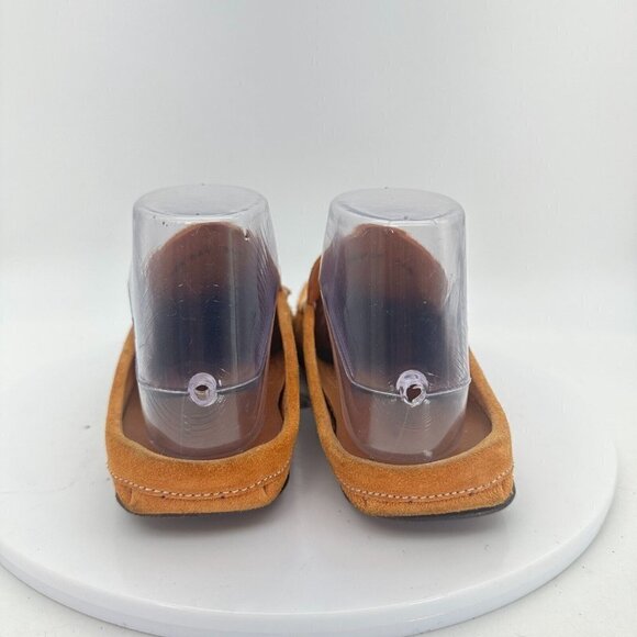 Car Shoe Suede Women Size 6 EU 36.5 Slide Slip On Shoes Brown Marchio Registrato - Picture 6 of 14